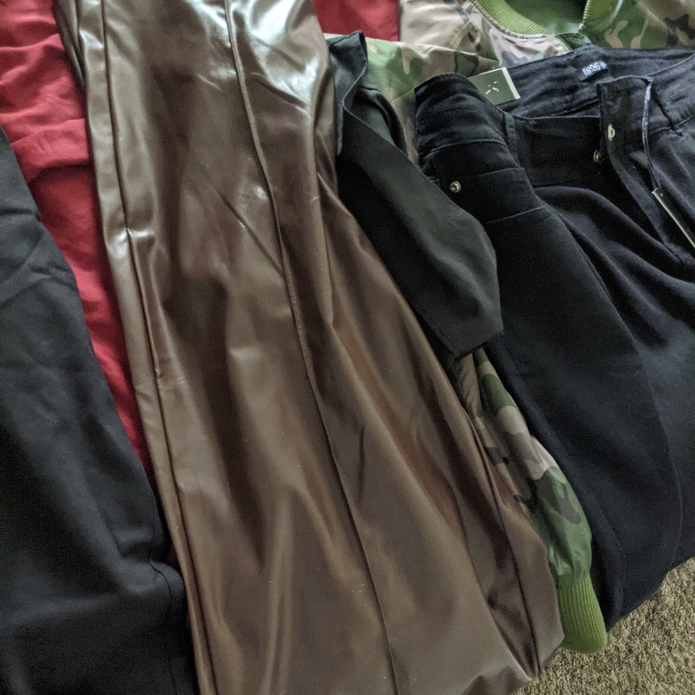 Leather pants